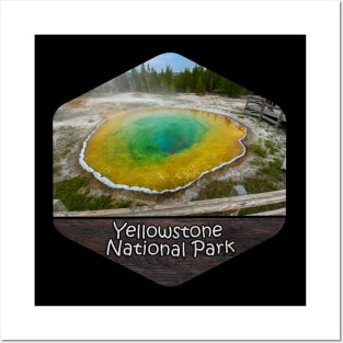 Yellowstone National Park - Morning Glory Pool Posters and Art